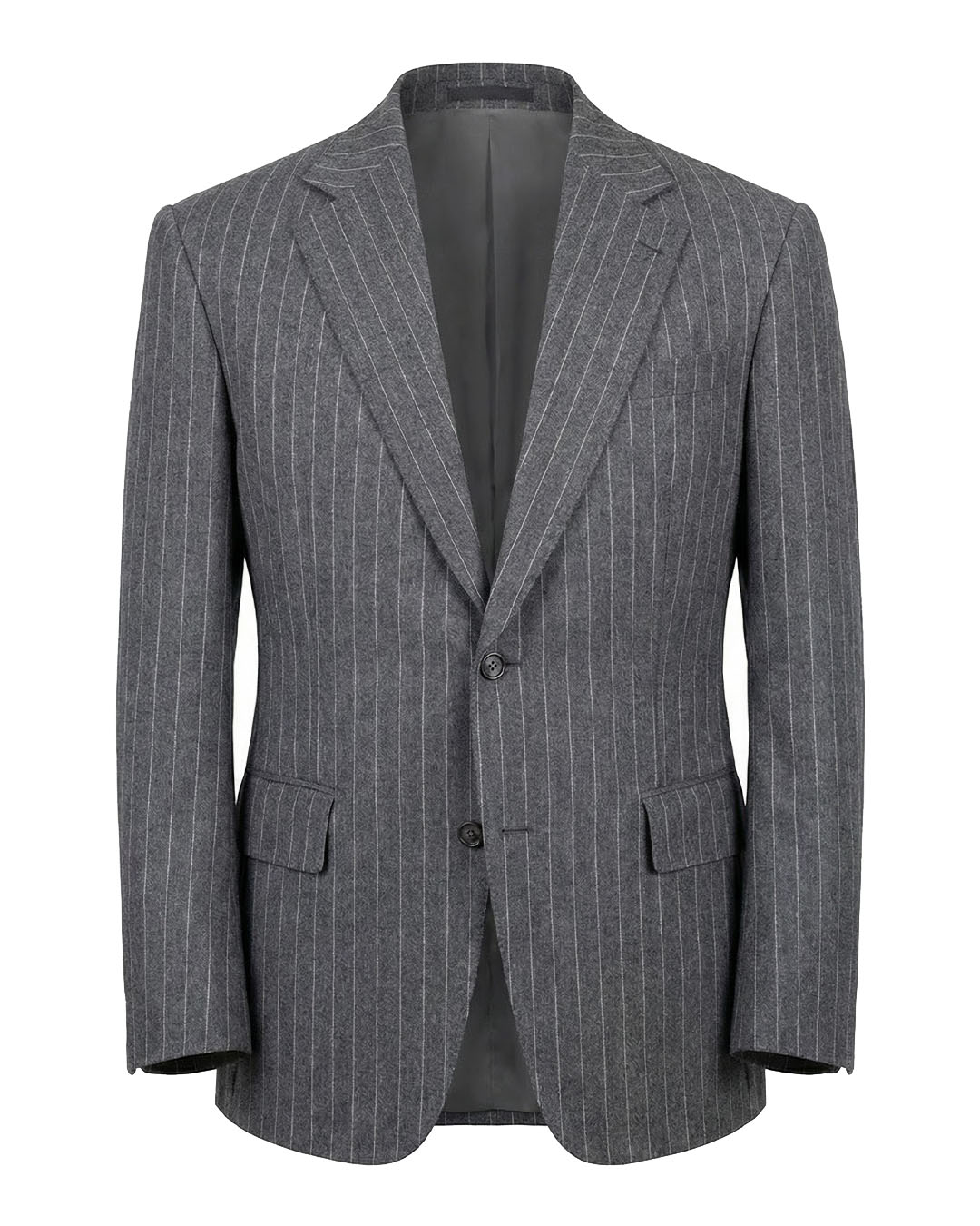 James Jakke Wallstreet Grå Stripet